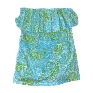 Lily Pulitzer Strapless Top